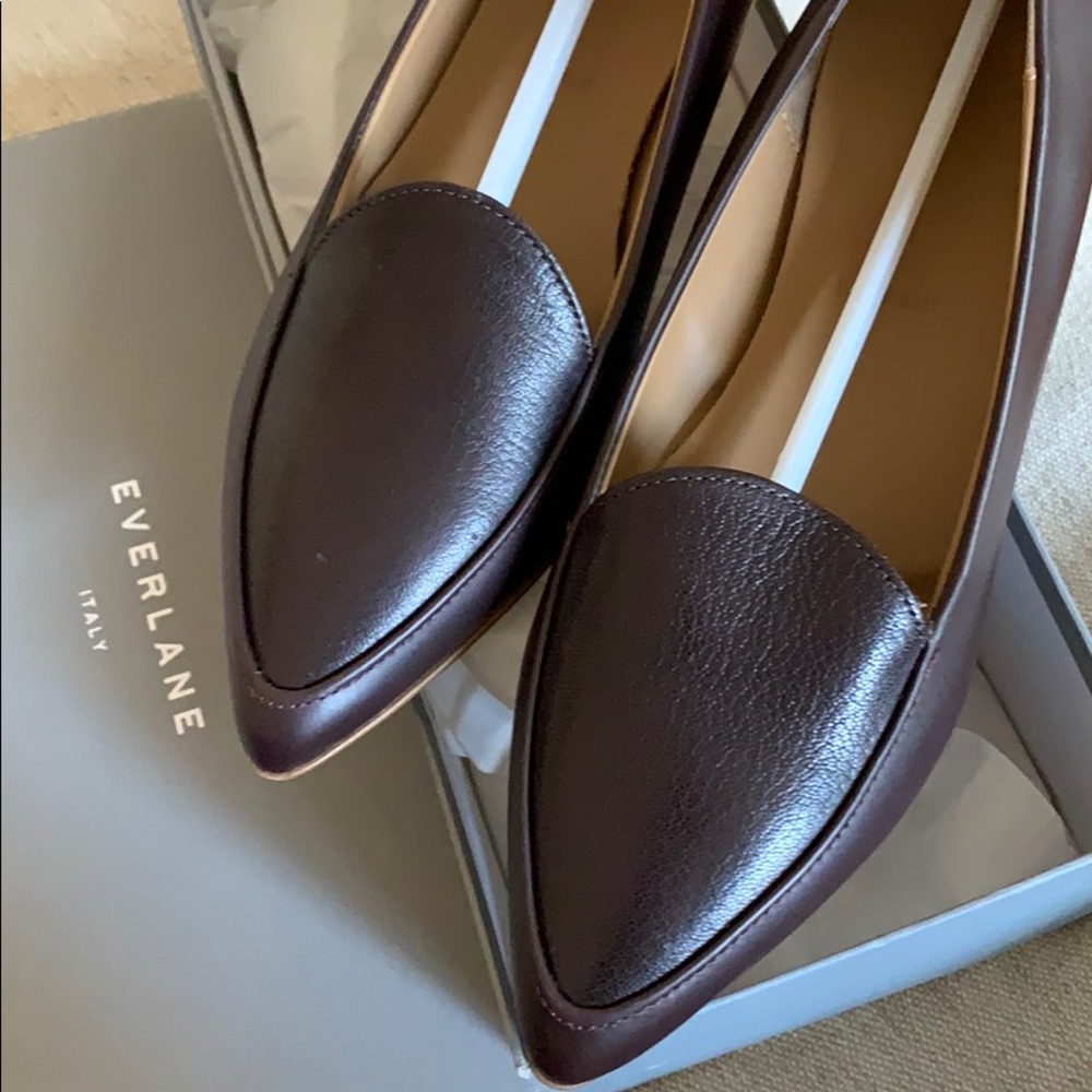 Everlane Loafers Burgundy 8.5